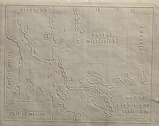 Illustration for article titled Tactile maps from an 1830s atlas for the blind